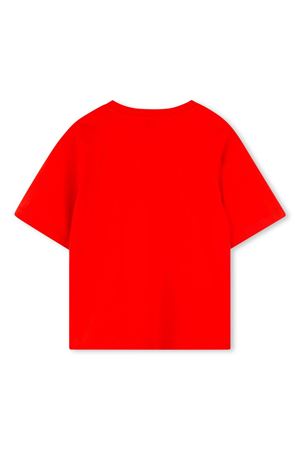 T-shirt in cotone rosso KENZO KIDS | K61137997